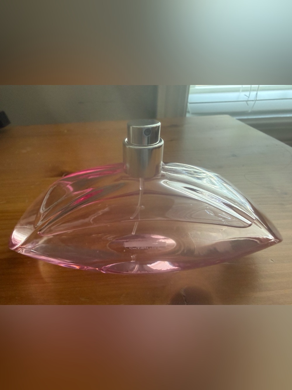 Calvin Klein Euphoria Blush Fragrance- Pink 3.3 oz Bottle with Silver Cap - Used - Picture 4 of 6